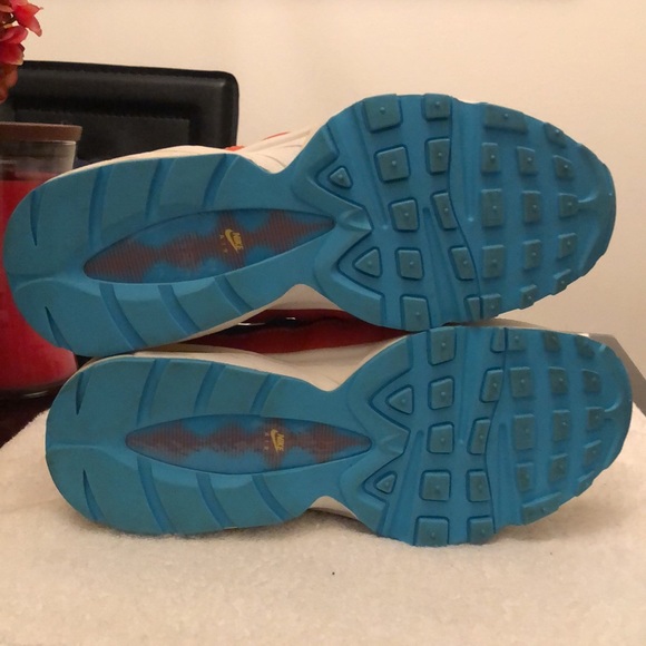 NIKE AIR MAX 96 GS RUNNING SNEAKERS MENS-BOYS SIZE 6Y WOMENS SIZE 8 - Picture 14 of 16